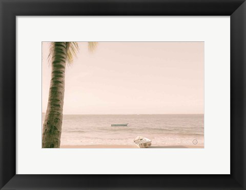 Framed Dominican Fishing Boats Print