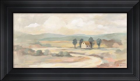 Framed White Road Print