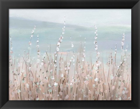 Framed Coastal Morning Blooms Print