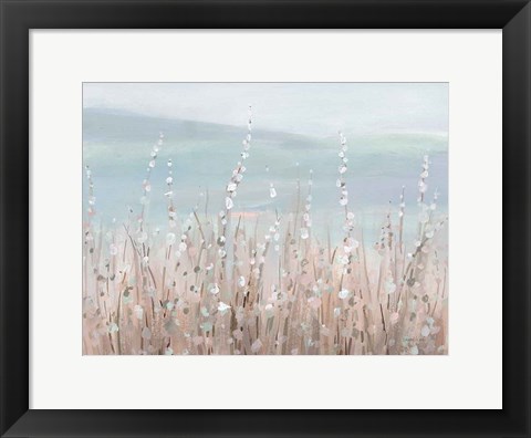 Framed Coastal Morning Blooms Print