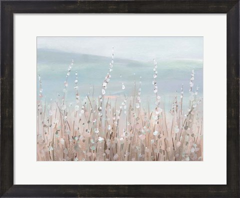 Framed Coastal Morning Blooms Print