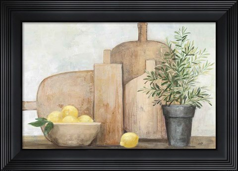 Framed Rustic Kitchen Print