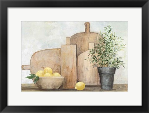 Framed Rustic Kitchen Print