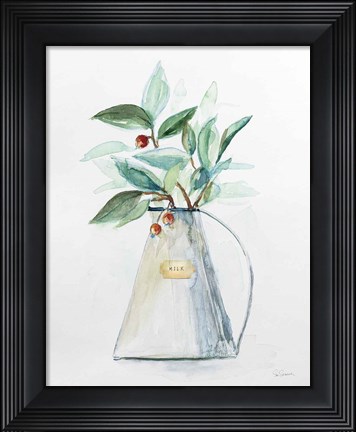 Framed Market Greenery Print