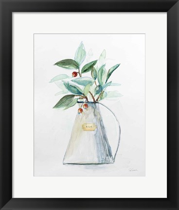 Framed Market Greenery Print