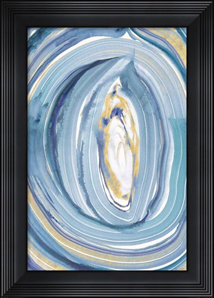 Framed Terrain Gilded I Print