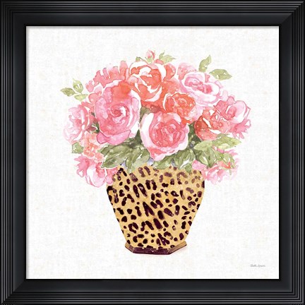Framed Luxe Bouquet II Print