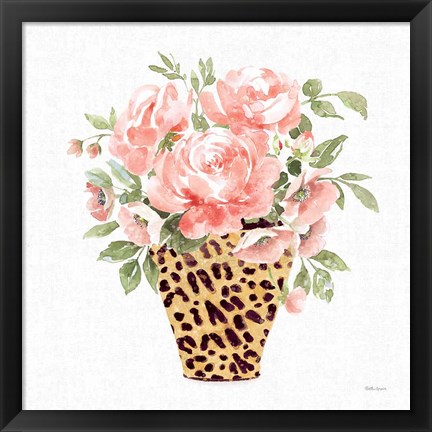 Framed Luxe Bouquet I Print