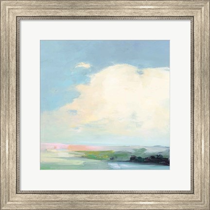 Framed Colorful Horizon II Bright Print