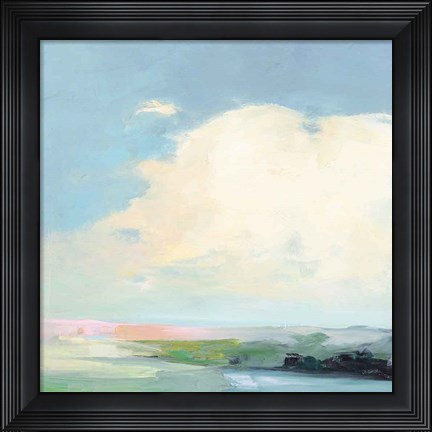 Framed Colorful Horizon II Bright Print