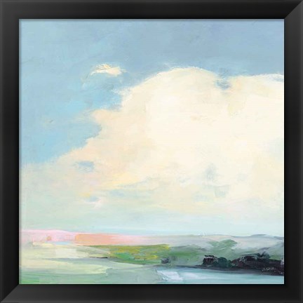 Framed Colorful Horizon II Bright Print