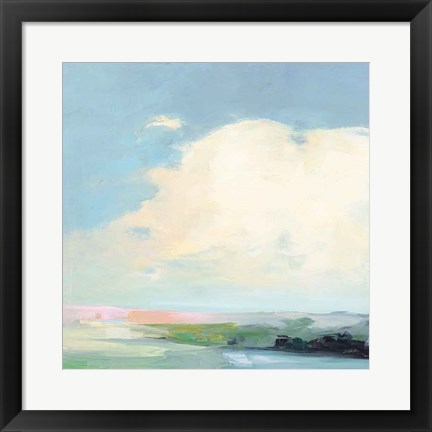 Framed Colorful Horizon II Bright Print