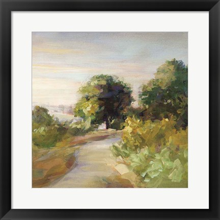 Framed Bright Eucalyptus Trail Print