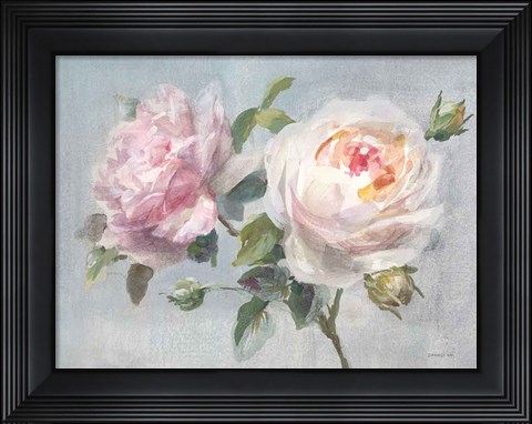 Framed Light Lovely Roses Print