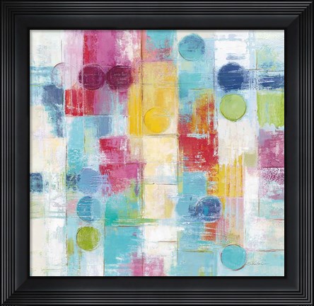 Framed Summer Rain Bright Print