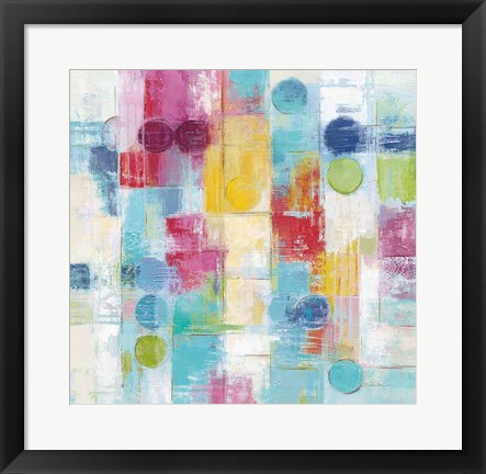 Framed Summer Rain Bright Print