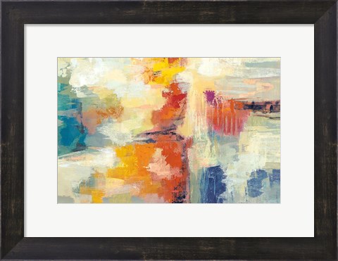 Framed Bright Coral Reef Print
