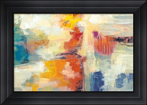Framed Bright Coral Reef Print