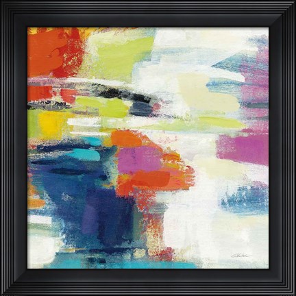 Framed Island Town III Bright Print
