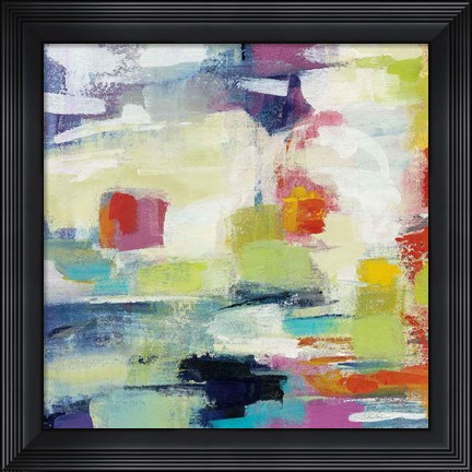 Framed Island Town II Bright Print