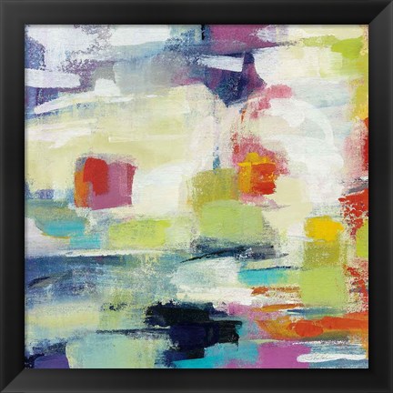 Framed Island Town II Bright Print
