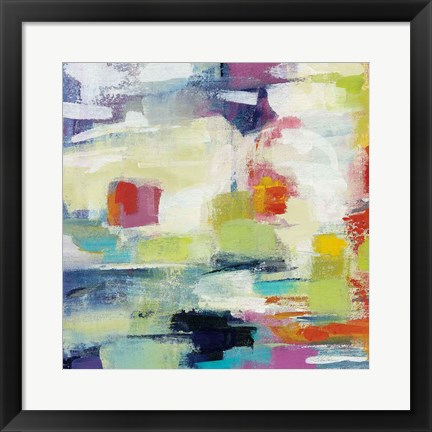 Framed Island Town II Bright Print