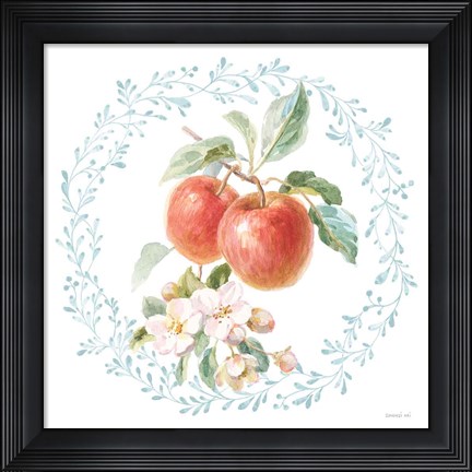 Framed Blooming Orchard II Print