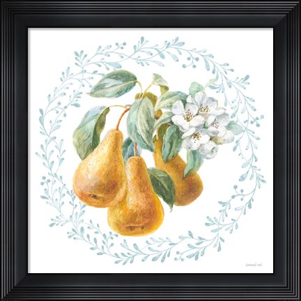 Framed Blooming Orchard IV Print