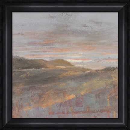 Framed Dawn on the Hills Light Print