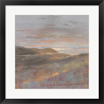 Framed Dawn on the Hills Light Print