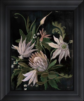 Framed Flower Show I Crop Neutral Print