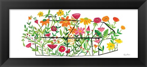 Framed Greenhouse Blooming II Print