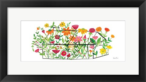 Framed Greenhouse Blooming II Print