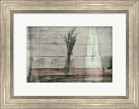 Framed Cottage Lavender I Print