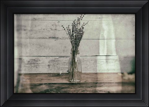 Framed Cottage Lavender I Print