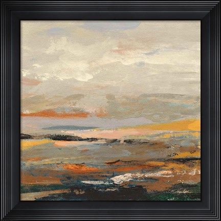 Framed Warm Bay I Print