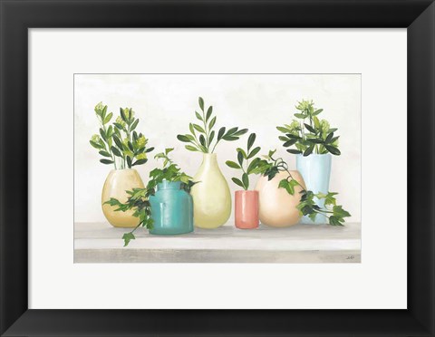 Framed Plant Life IV Colorful Print