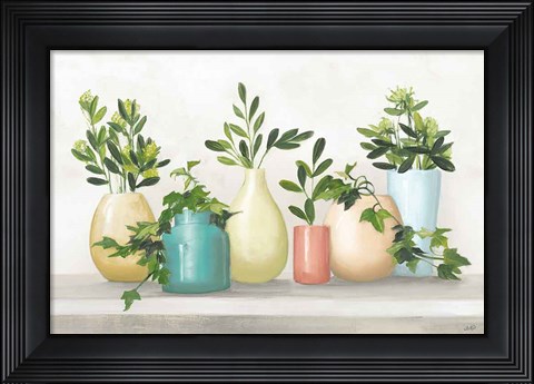 Framed Plant Life IV Colorful Print