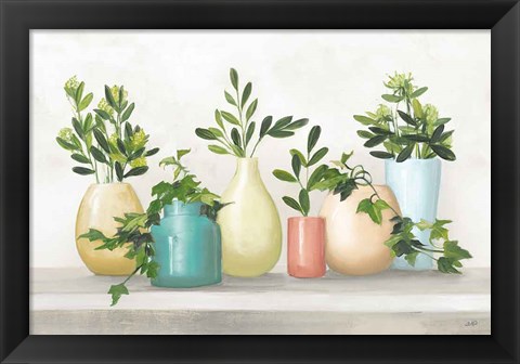 Framed Plant Life IV Colorful Print