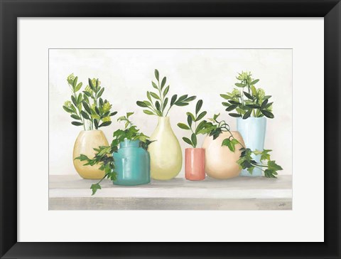 Framed Plant Life IV Colorful Print