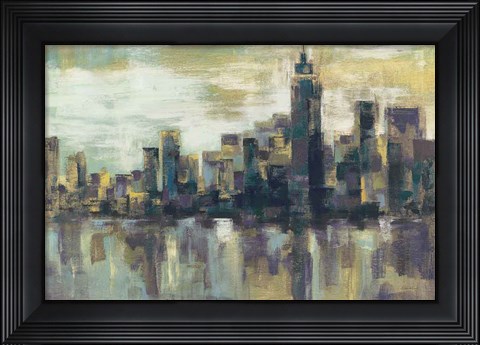 Framed Colorful Day in Manhattan Print