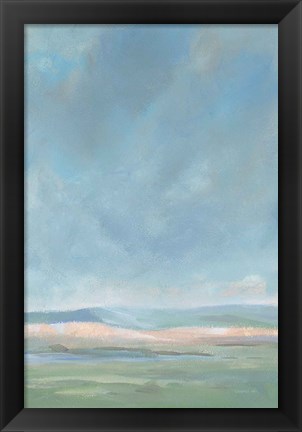 Framed Faded Hills Print