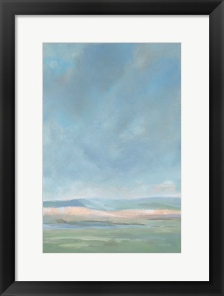 Framed Faded Hills Print