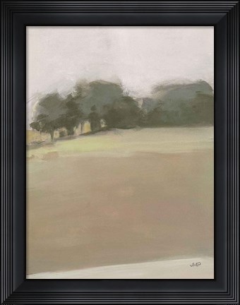 Framed Dream Valley II Neutral Crop III Print