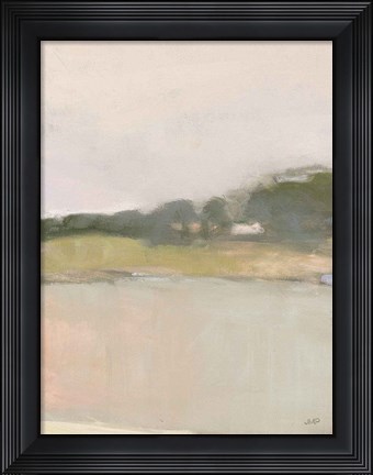 Framed Dream Valley II Neutral Crop I Print