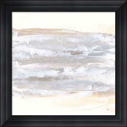 Framed Neutral Texture I Print