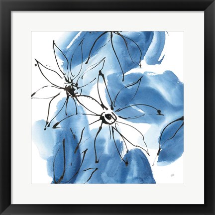 Framed Indigo Neutrals II Print