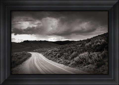 Framed Stanley Basin Road Print