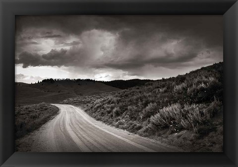 Framed Stanley Basin Road Print