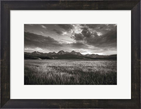Framed Stanley Basin Sawtooth Mountains Idaho Print
